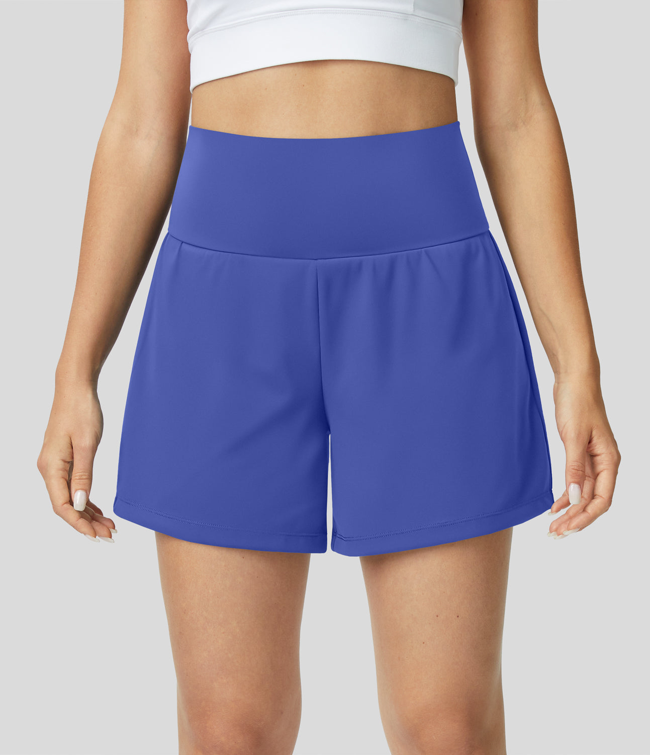 Mirila™ | 2-in-1 yogashort met hoge taille, achterzak en zijzak