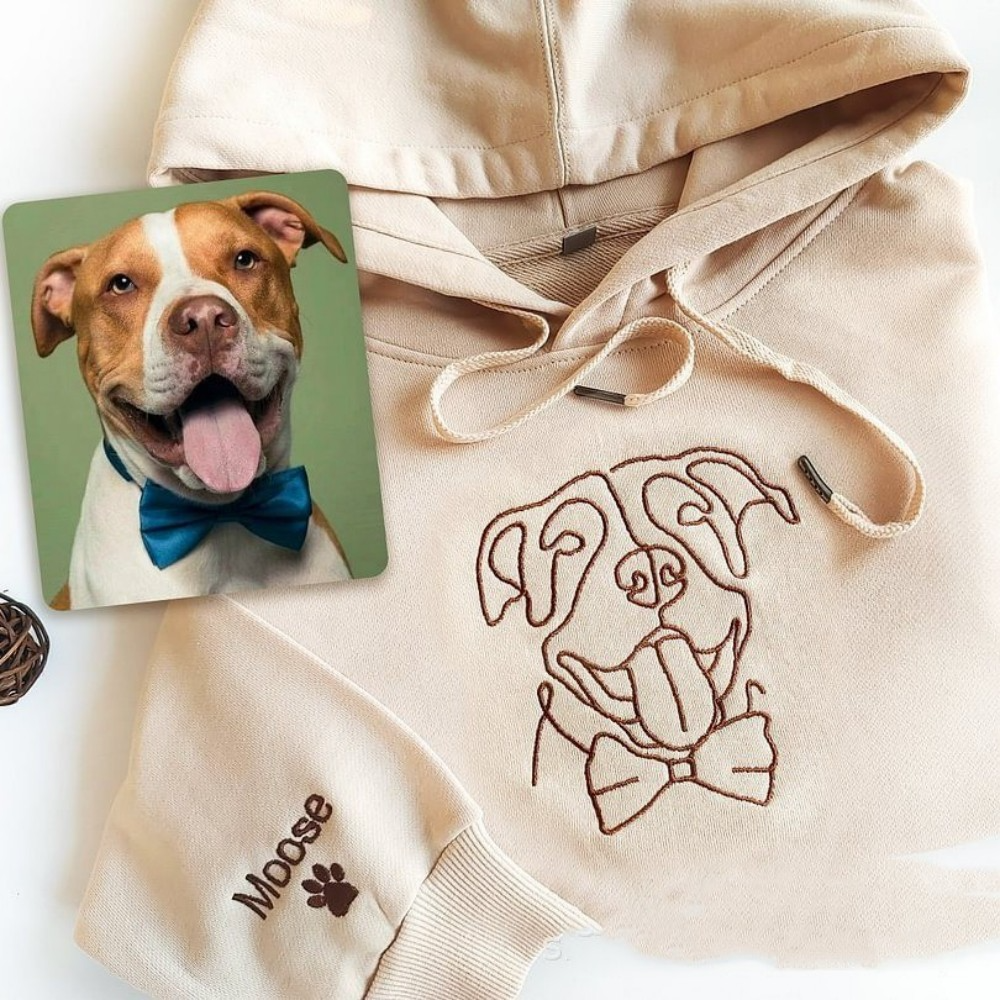 Custom Embroidered Pet Hoodie